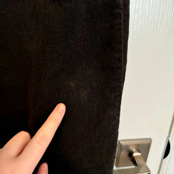 Cherokee Corduroy Maxi Skirt Size 18 Black Whimsigoth Goth Witchy Y2K 90s Grunge - Picture 7 of 13